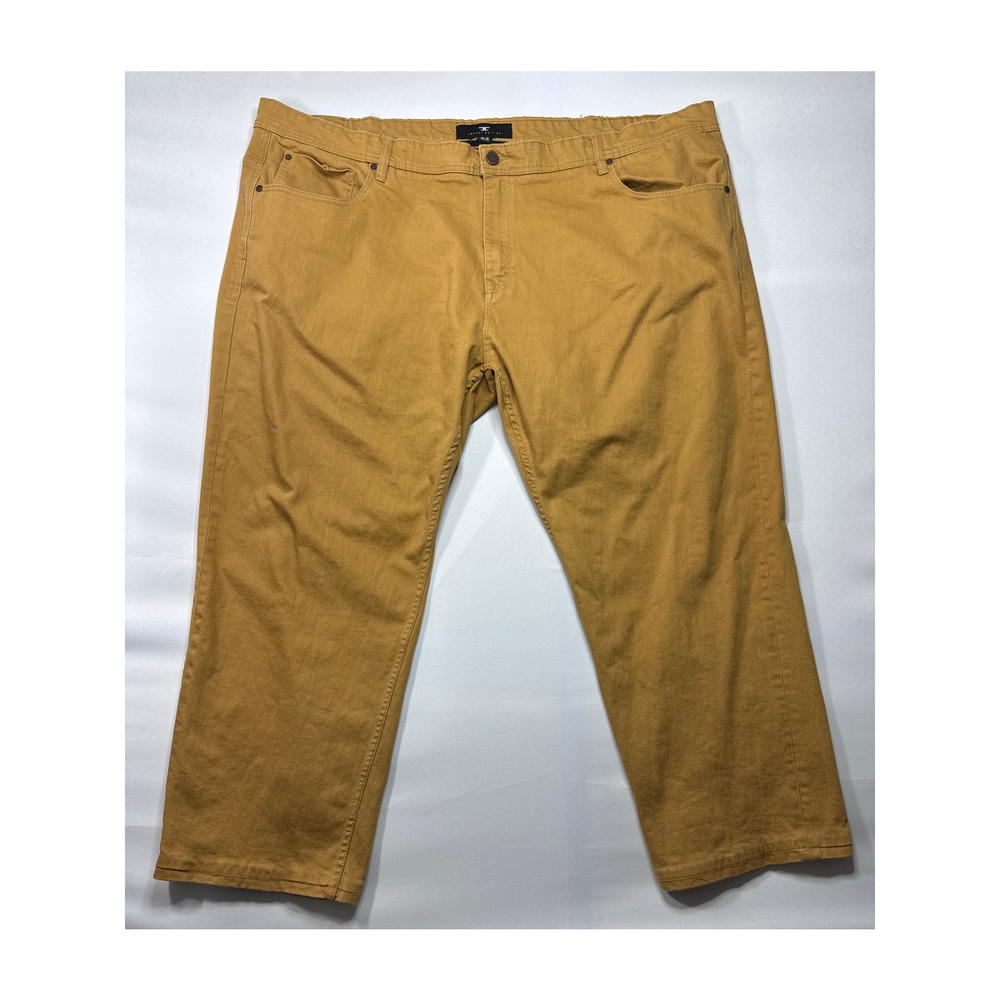 Jordan Craig Legacy Edition Men's Straight Leg Tan Denim Jeans - 50x32 (52x29.5)